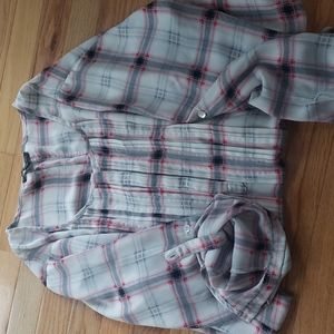 Womens plaid blouse